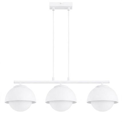 BRILAGI - Lustr na lanku COSMO 3xE27/60W/230V bílá/zlatá