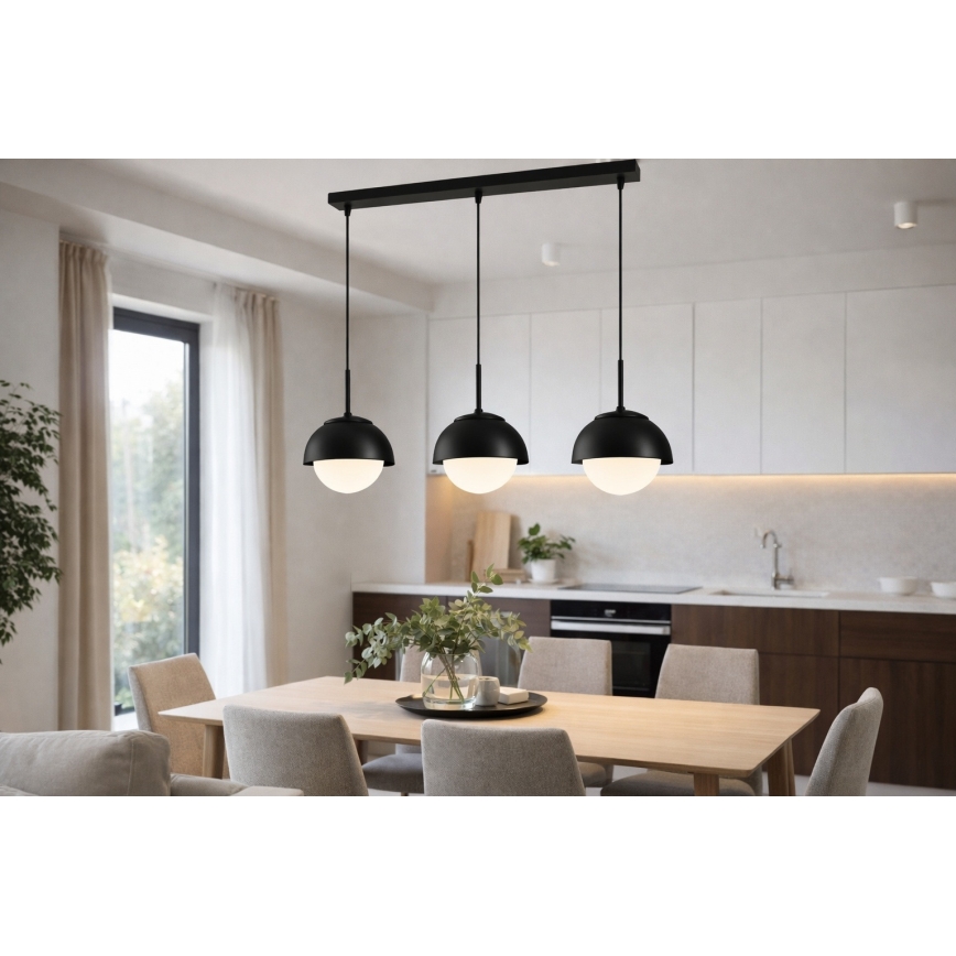 BRILAGI - Lustr na lanku COSMO 3xE27/60W/230V černá