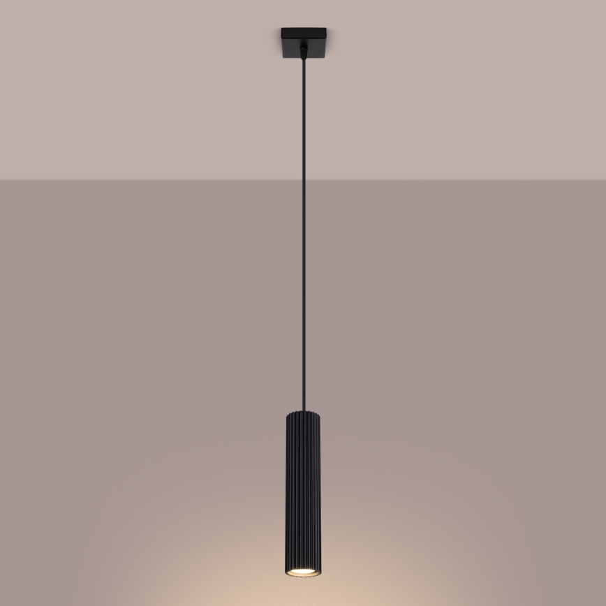 Brilagi - Lustr na lanku CRESTO 1xGU10/10W/230V černá