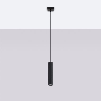 Brilagi - Lustr na lanku CRESTO 1xGU10/10W/230V černá