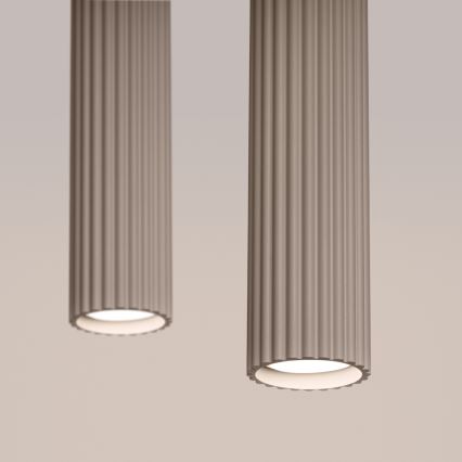 Brilagi - Lustr na lanku CRESTO 2xGU10/10W/230V taupe