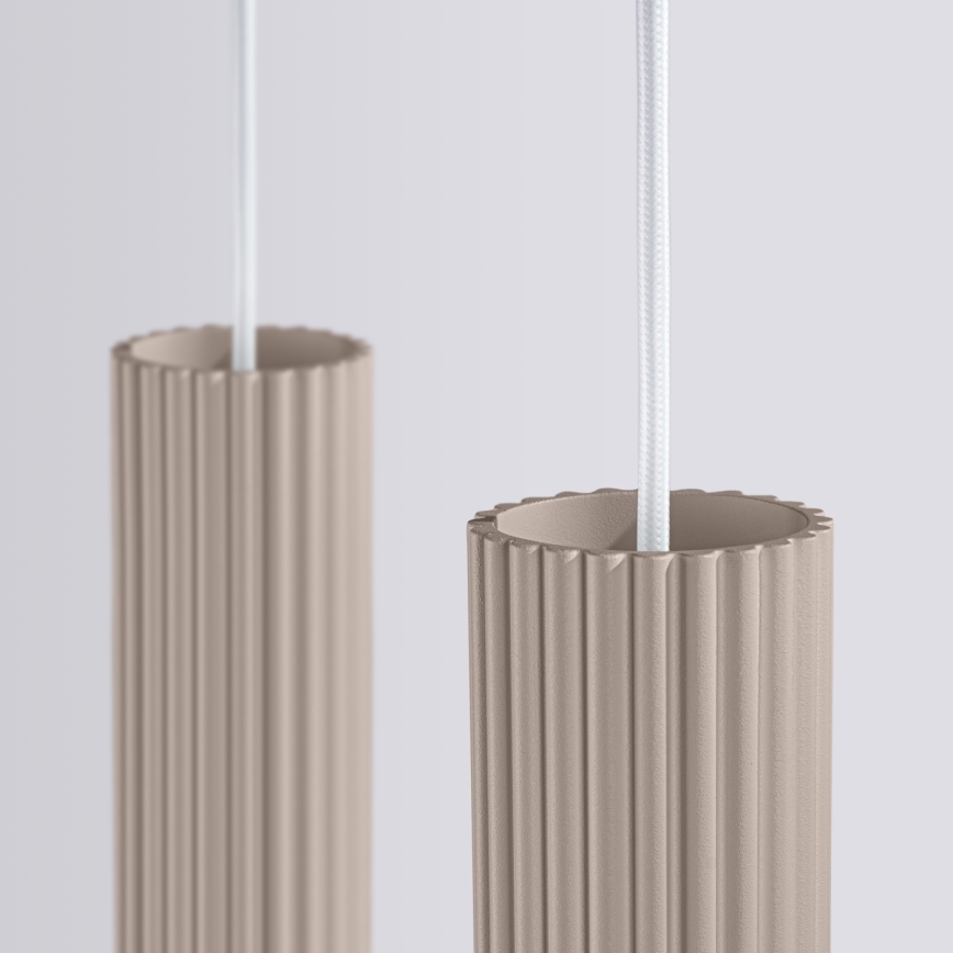 Brilagi - Lustr na lanku CRESTO 2xGU10/10W/230V taupe