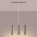 Brilagi - Lustr na lanku CRESTO 3xGU10/10W/230V taupe