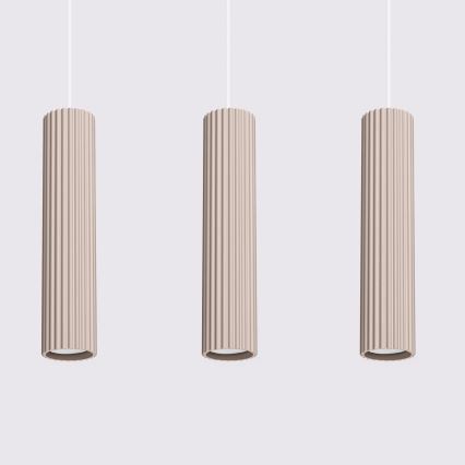 Brilagi - Lustr na lanku CRESTO 3xGU10/10W/230V taupe