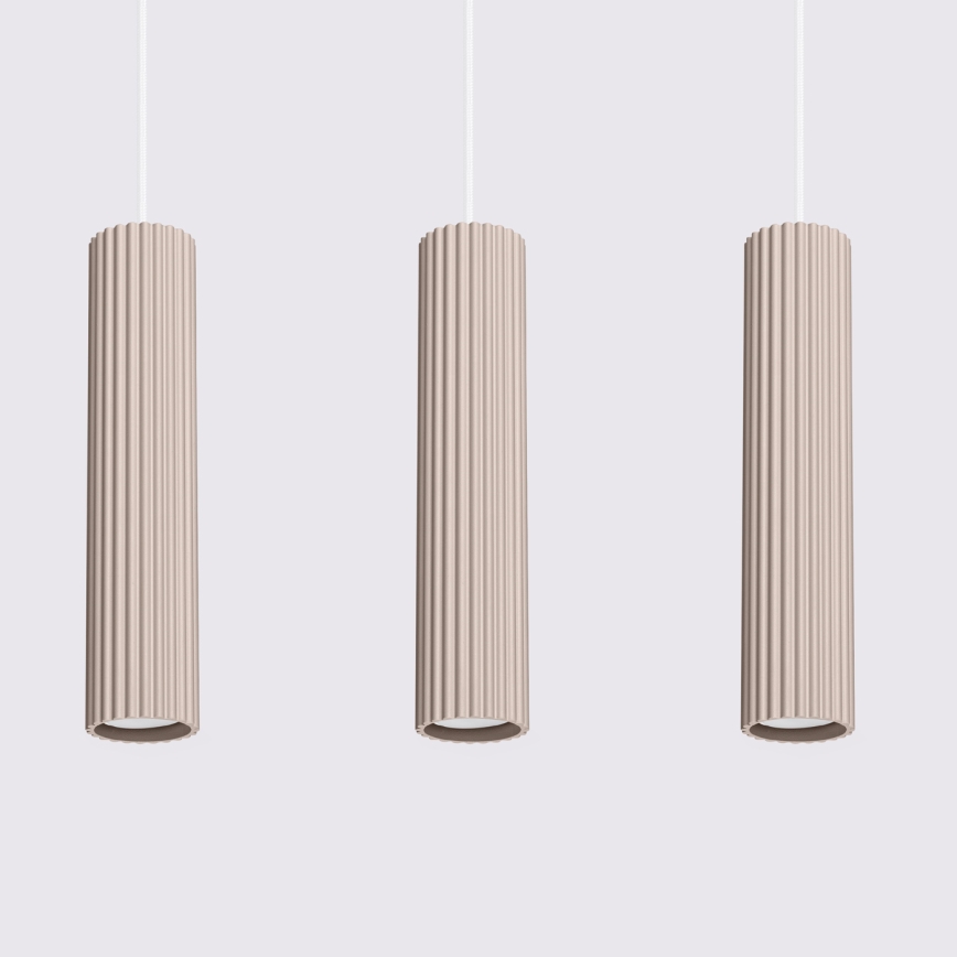 Brilagi - Lustr na lanku CRESTO 3xGU10/10W/230V taupe
