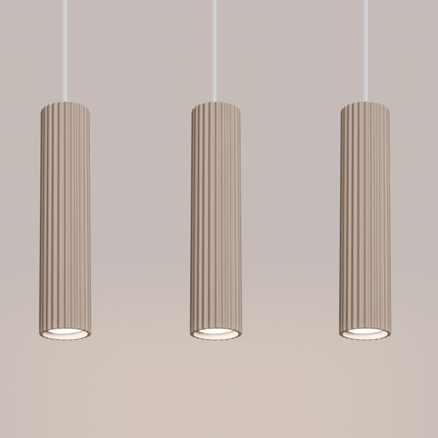 Brilagi - Lustr na lanku CRESTO 3xGU10/10W/230V taupe