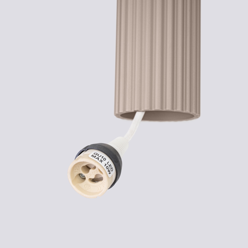 Brilagi - Lustr na lanku CRESTO 3xGU10/10W/230V taupe