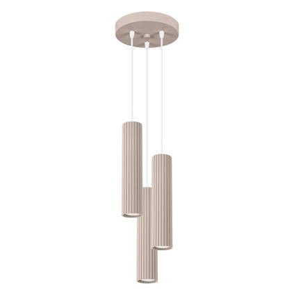 Brilagi - Lustr na lanku CRESTO 3xGU10/10W/230V taupe