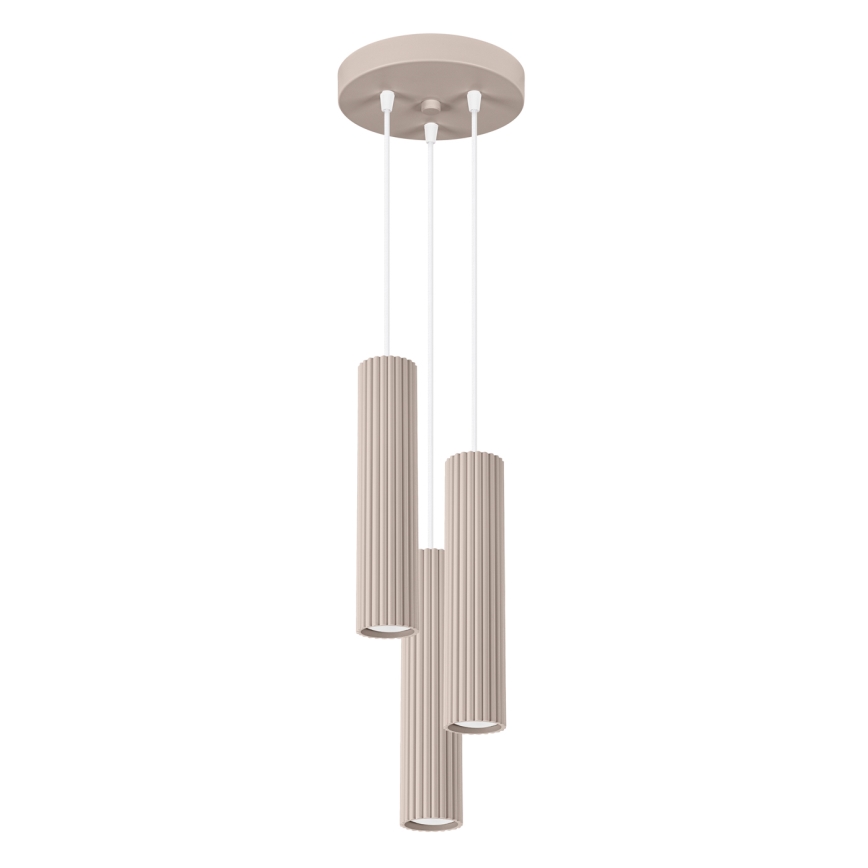 Brilagi - Lustr na lanku CRESTO 3xGU10/10W/230V taupe