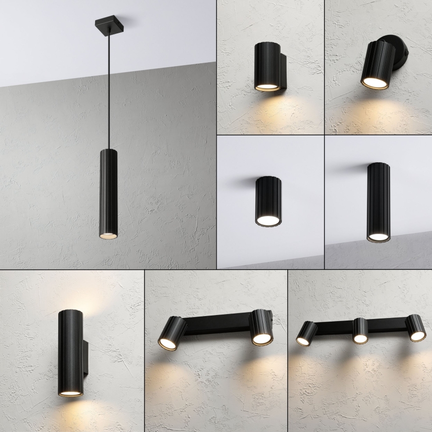 Brilagi - Lustr na lanku CRISPINA 1xGU10/10W/230V černá