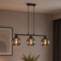 BRILAGI - Lustr na lanku DIOR 3xE27/60W/230V černá/kouřová šedá