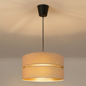 Brilagi - Lustr na lanku DUO-DUO 1xE27/60W/230V pr. 40 cm béžová/zlatá