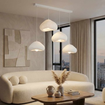 Brilagi - Lustr na lanku LORA 4xE27/40W/230V bílá