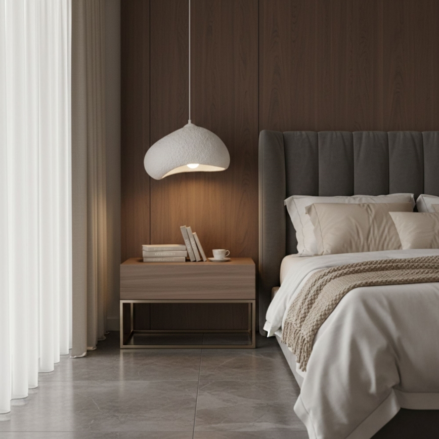 Brilagi - Lustr na lanku LOVAL 1xE27/40W/230V pr. 32 cm bílá