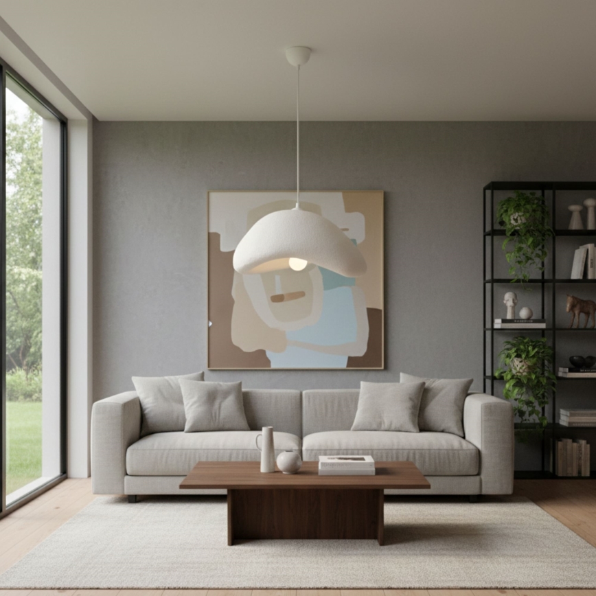 Brilagi - Lustr na lanku LUNA 1xE27/40W/230V pr. 42 cm bílá