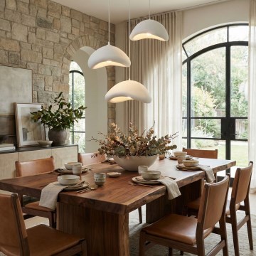 Brilagi - Lustr na lanku LUNA 3xE27/40W/230V pr. 82 cm bílá