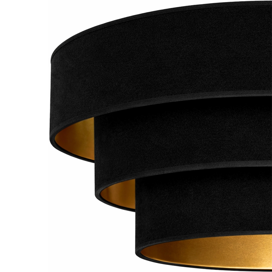 Brilagi - Lustr na lanku LUNETA 1xE27/60W/230V pr. 40 cm černá/zlatá