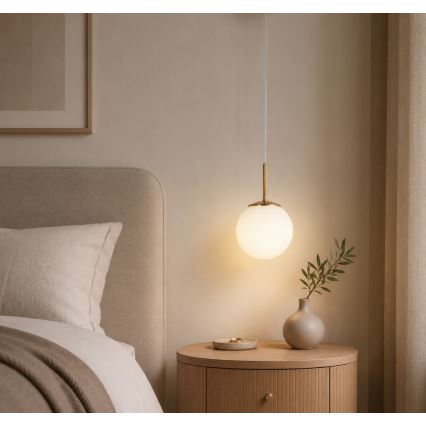 Brilagi - Lustr na lanku MILO 1xE27/60W/230V zlatá