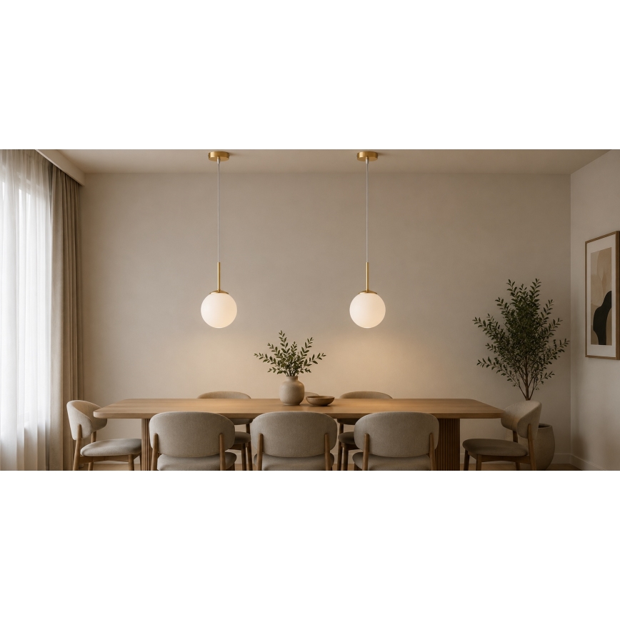 Brilagi - Lustr na lanku MILO 1xE27/60W/230V zlatá