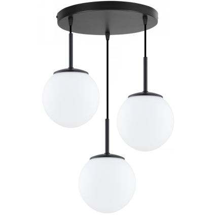 Brilagi - Lustr na lanku MILO 3xE27/60W/230V černá
