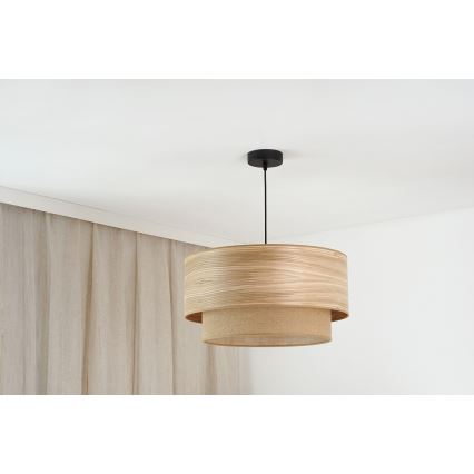 Brilagi - Lustr na lanku MONTANA BOHO 1xE27/15W/230V pr. 45 cm hnědá/černá
