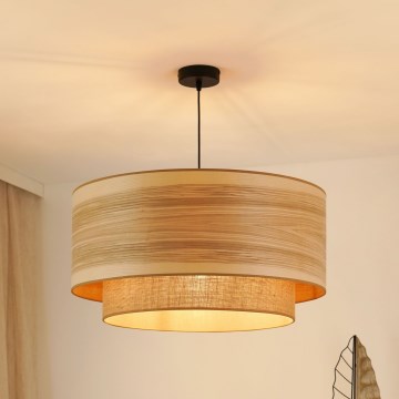 Brilagi - Lustr na lanku MONTANA BOHO 1xE27/15W/230V pr. 60 cm hnědá/černá