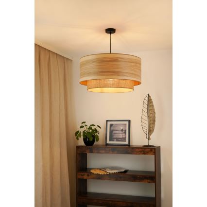 Brilagi - Lustr na lanku MONTANA BOHO 1xE27/15W/230V pr. 60 cm hnědá/černá