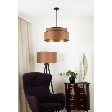 Brilagi - Lustr na lanku OREGON VEGE 1xE27/15W/230V pr. 45 cm hnědá