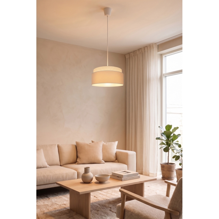 Brilagi - Lustr na lanku PADOVA 1xE27/60W/230V pr. 40 cm krémová