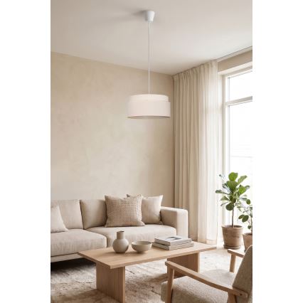 Brilagi - Lustr na lanku PADOVA 1xE27/60W/230V pr. 40 cm krémová