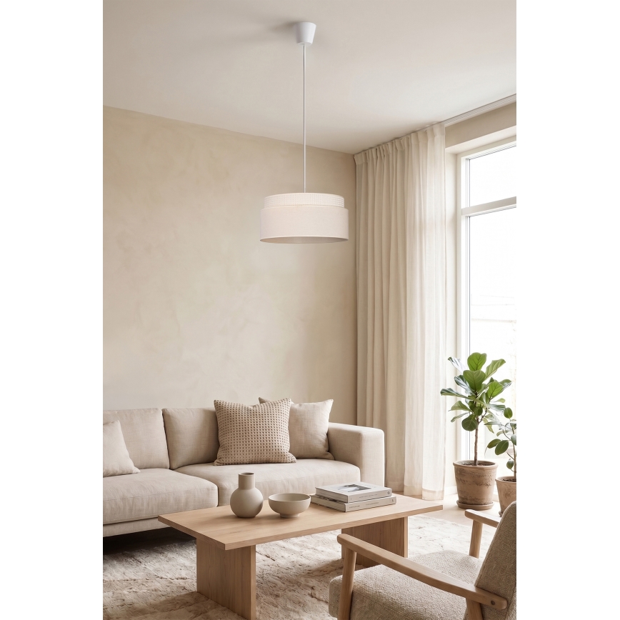 Brilagi - Lustr na lanku PADOVA 1xE27/60W/230V pr. 40 cm krémová