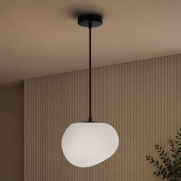 BRILAGI - Lustr na lanku PEBBLES 1xE27/40W/230V pr. 20 cm černá