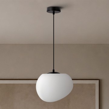 BRILAGI - Lustr na lanku PEBBLES 1xE27/40W/230V pr. 25 cm černá