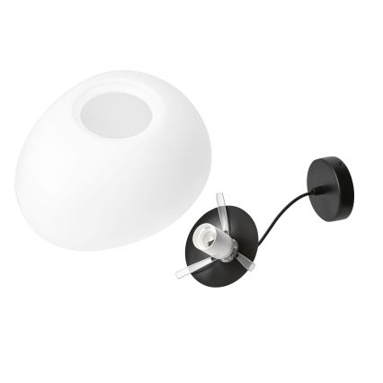 BRILAGI - Lustr na lanku PEBBLES 1xE27/40W/230V pr. 25 cm černá
