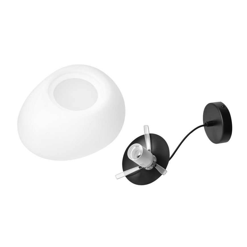 BRILAGI - Lustr na lanku PEBBLES 1xE27/40W/230V pr. 30 cm černá