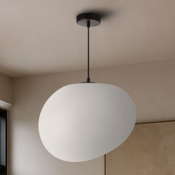 BRILAGI - Lustr na lanku PEBBLES 1xE27/40W/230V pr. 40 cm černá
