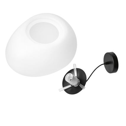 BRILAGI - Lustr na lanku PEBBLES 1xE27/40W/230V pr. 40 cm černá