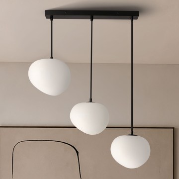 BRILAGI - Lustr na lanku PEBBLES 3xE27/40W/230V černá