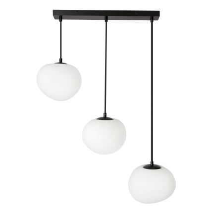 BRILAGI - Lustr na lanku PEBBLES 3xE27/40W/230V černá
