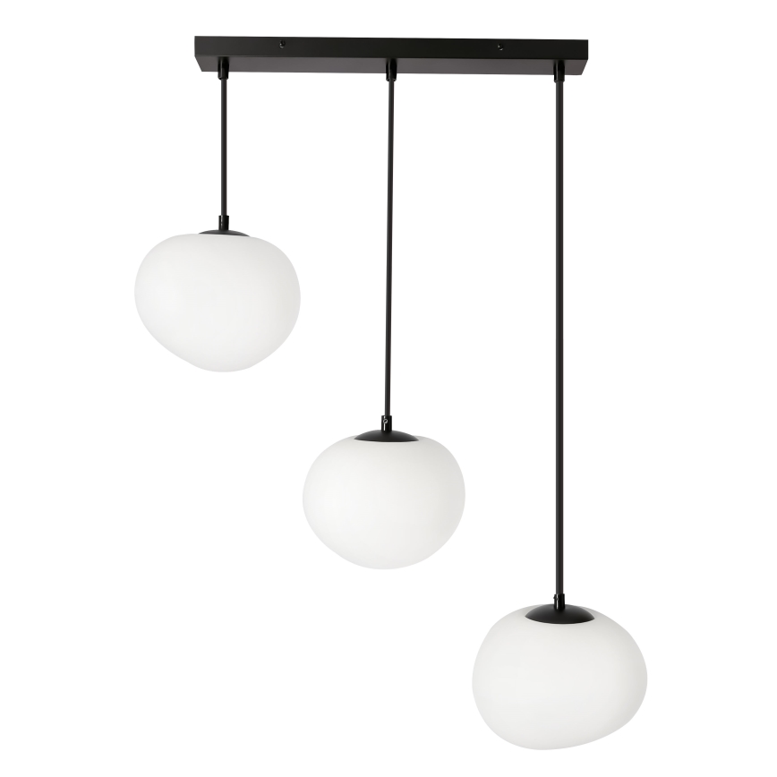 BRILAGI - Lustr na lanku PEBBLES 3xE27/40W/230V černá