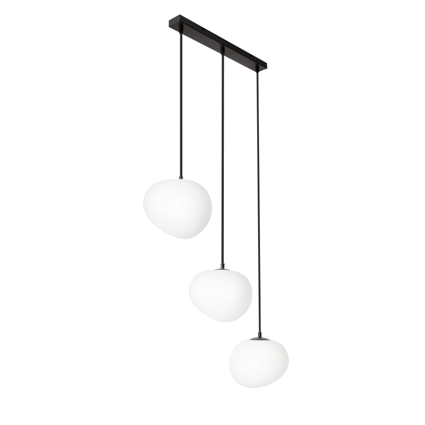 BRILAGI - Lustr na lanku PEBBLES 3xE27/40W/230V černá