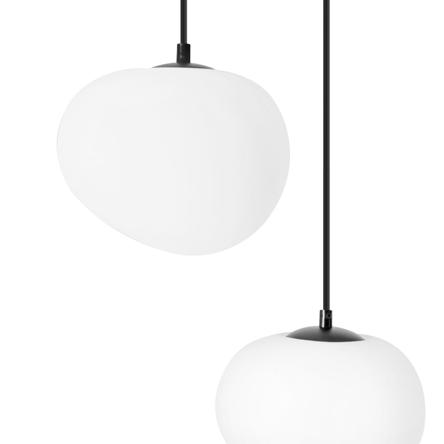 BRILAGI - Lustr na lanku PEBBLES 3xE27/40W/230V černá