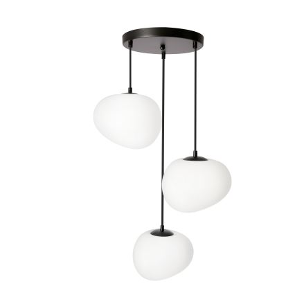 BRILAGI - Lustr na lanku PEBBLES 3xE27/40W/230V pr. 42 cm černá