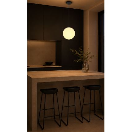 BRILAGI - Lustr na lanku POLOS 1xE27/40W/230V pr. 20 cm černá