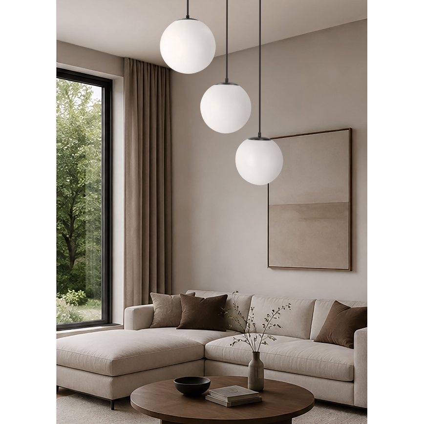 BRILAGI - Lustr na lanku POLOS 3xE27/40W/230V černá