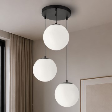 BRILAGI - Lustr na lanku POLOS 3xE27/40W/230V pr. 42 cm černá