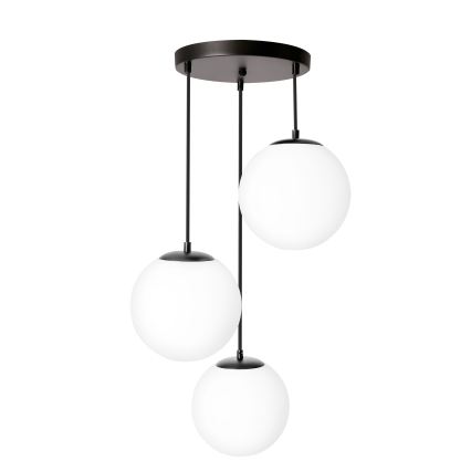 BRILAGI - Lustr na lanku POLOS 3xE27/40W/230V pr. 42 cm černá