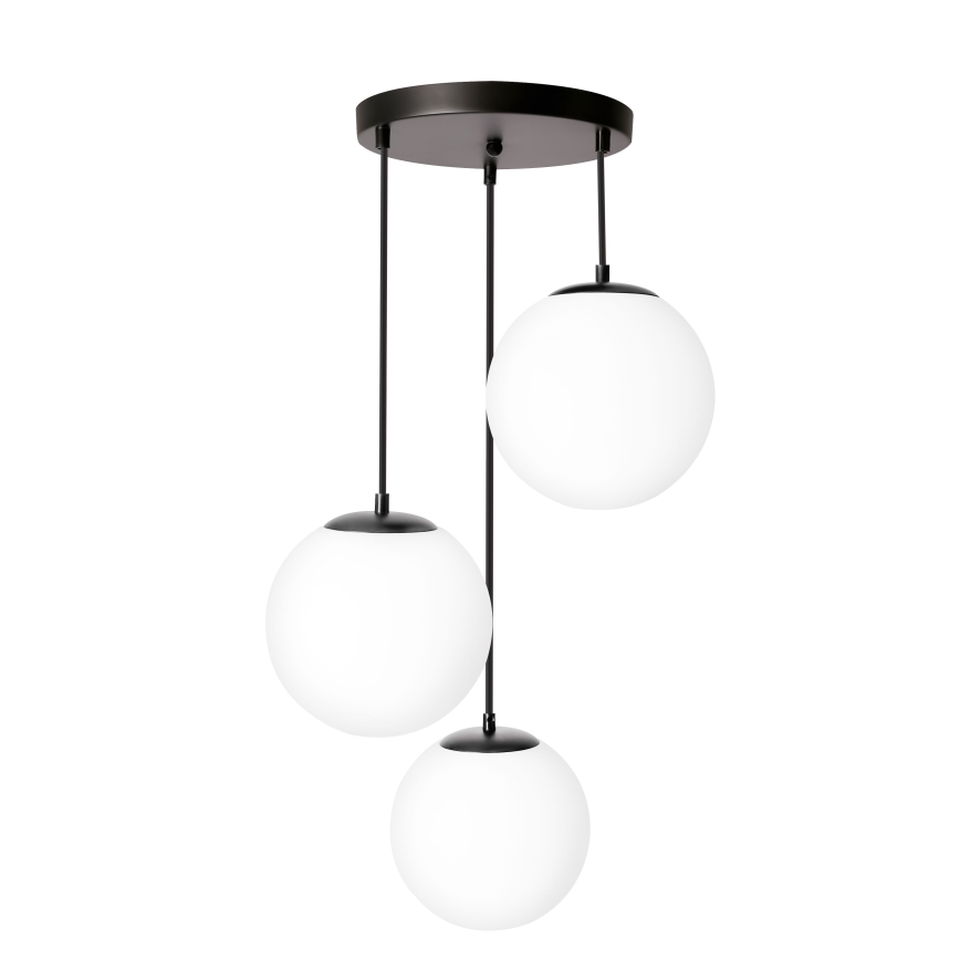 BRILAGI - Lustr na lanku POLOS 3xE27/40W/230V pr. 42 cm černá