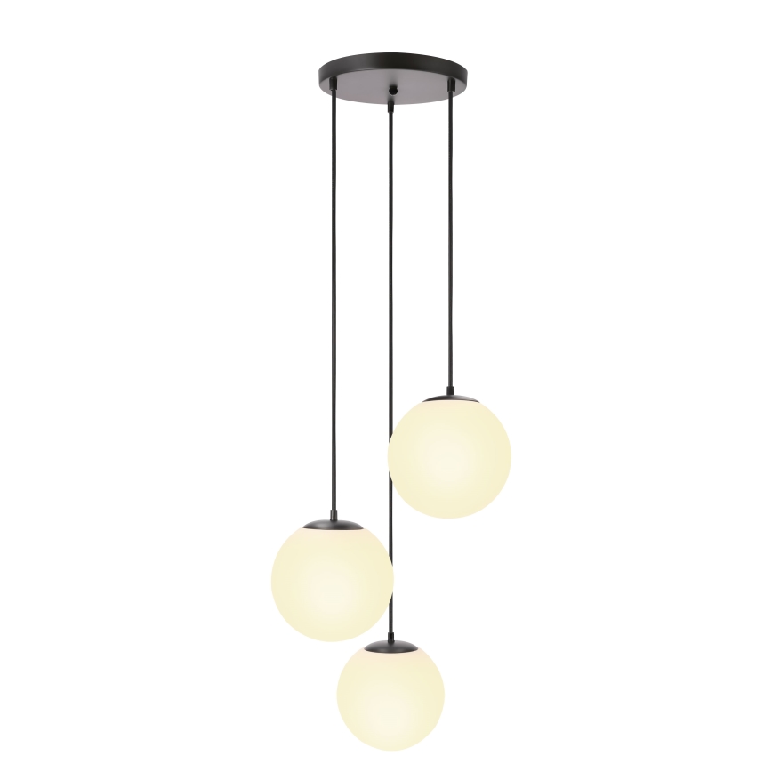 BRILAGI - Lustr na lanku POLOS 3xE27/40W/230V pr. 42 cm černá