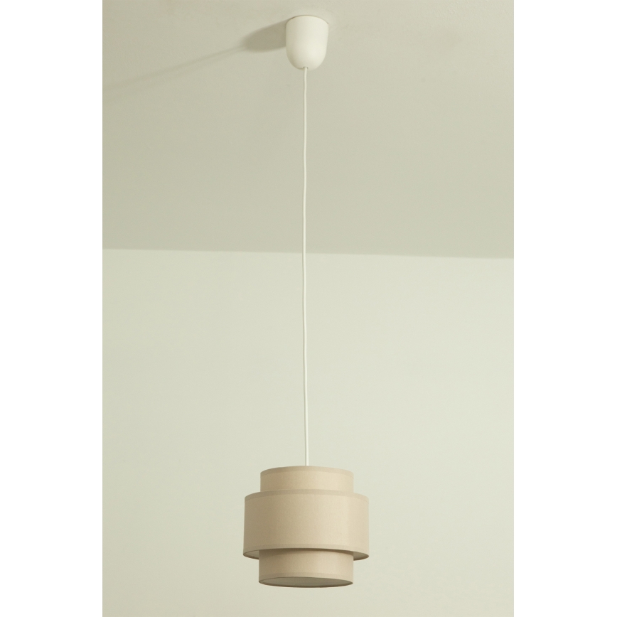Brilagi - Lustr na lanku RESNA 1xE27/60W/230V pr. 20 cm béžová